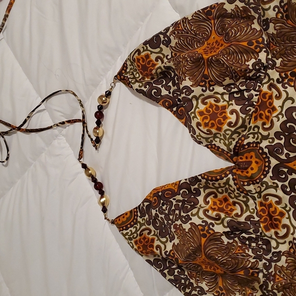 Milly Silk Halter Top - Picture 6 of 6